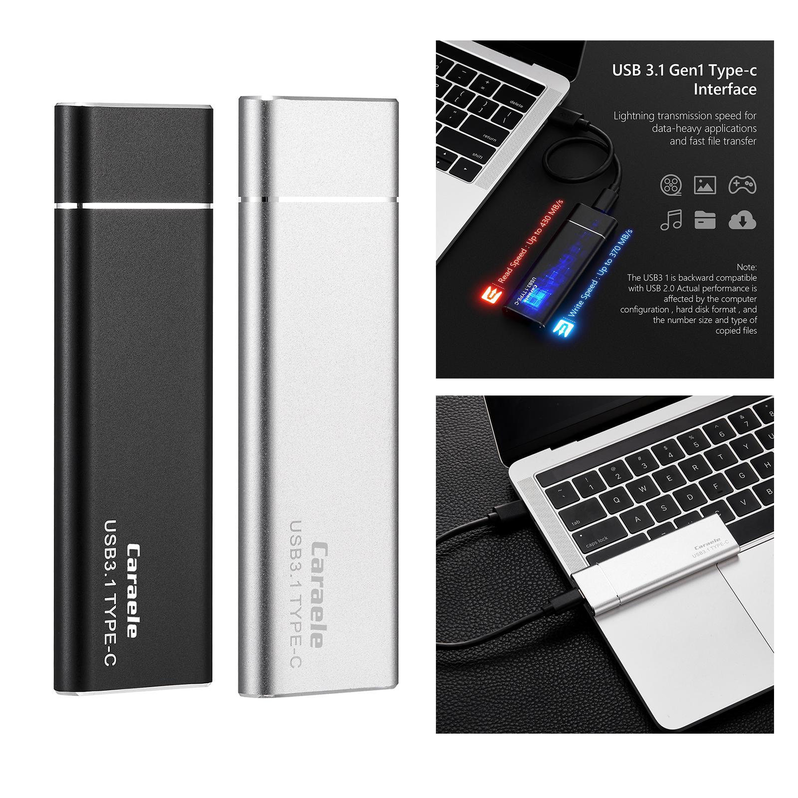 1T Alloy External Portable SSD USB3.1 for Android Tablet Laptops