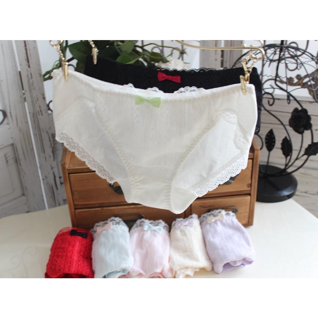 Quần Lót Nữ Cotton Phủ Ren Dệt Thủ Công Xuất Đông Âu . Hàng Loại Đep