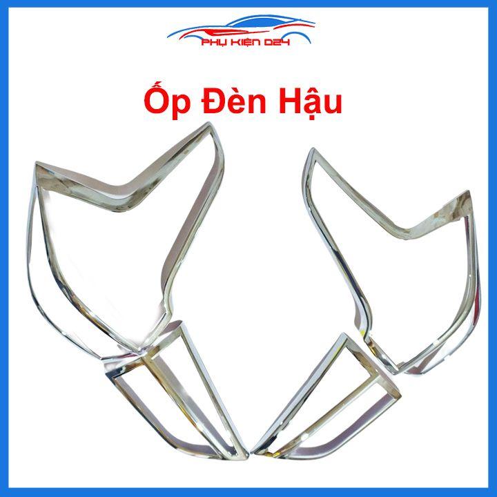 Ốp viền đèn pha hậu mạ crom Xpander 2018-2019-2020-2021 chống trầy trang trí bảo vệ xe