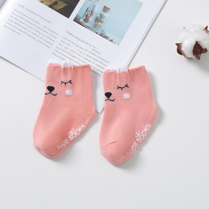 Vớ Cotton Hình Tai Thú 3d Dễ Thương Cho Bé 0-3 Tuổi