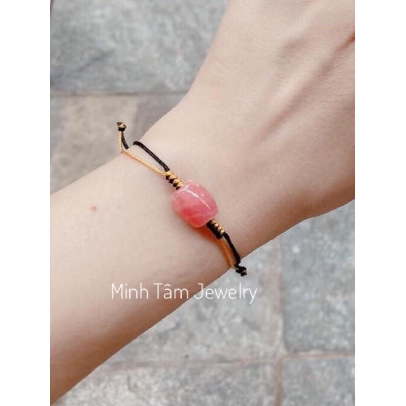 Vòng tay lu thống đào hoa may mắn-Minh Tâm Jewelry