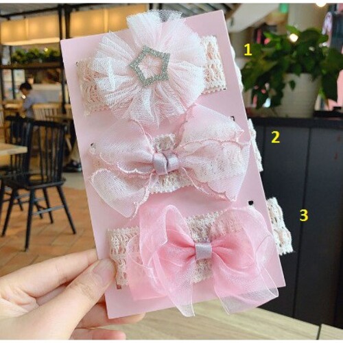 Băng đô nơ hoa xinh xắn cho bé gái 002