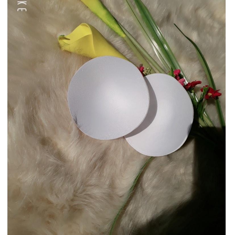 Set 2 miếng đệm ngực hình tròn không bị móp méo mỏng vừa phải không độn