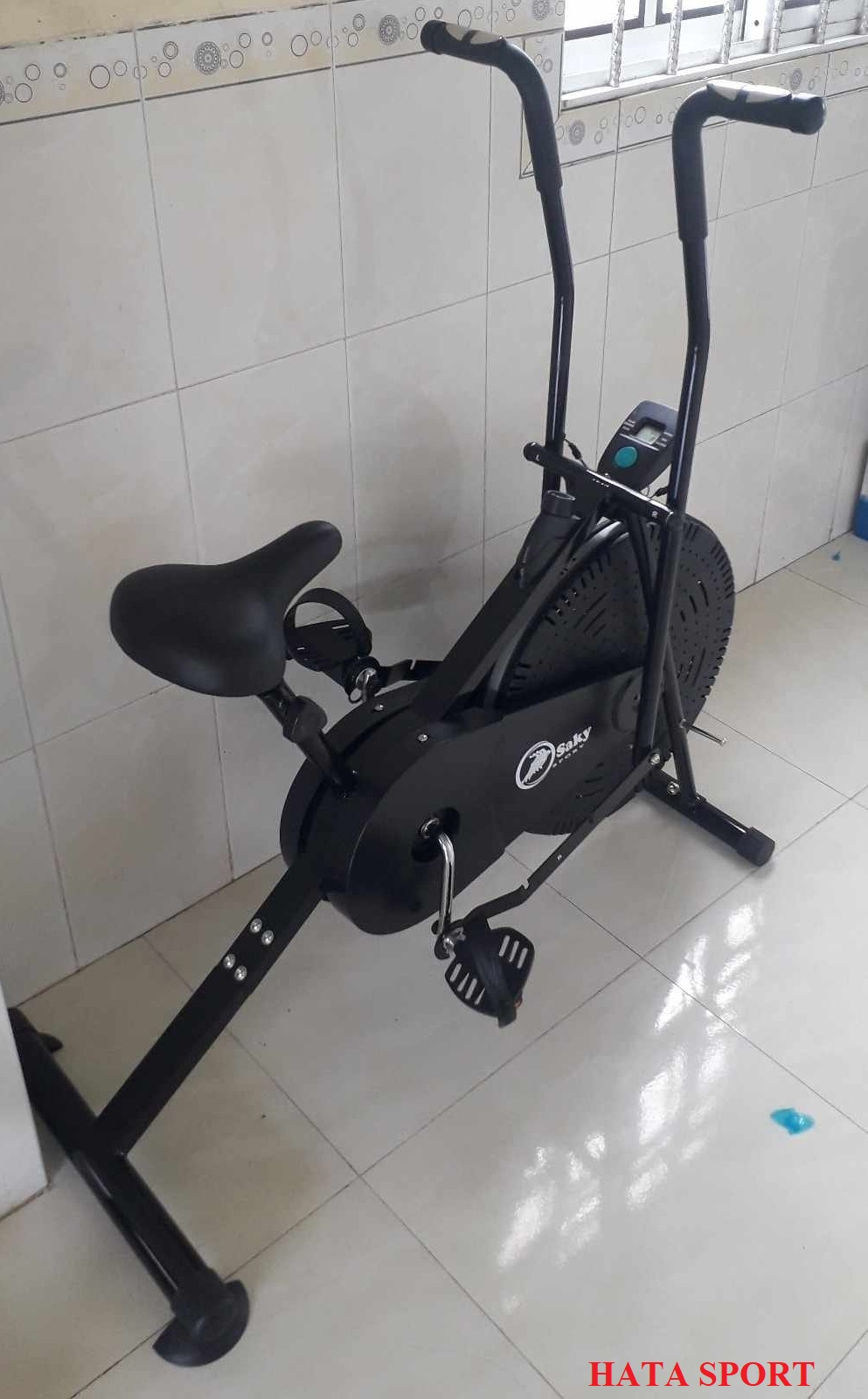 Xe đạp tập thể dục toàn thân tại nhà HT2023 vừa đạp vừa kết hợp tay bền chắc chắn