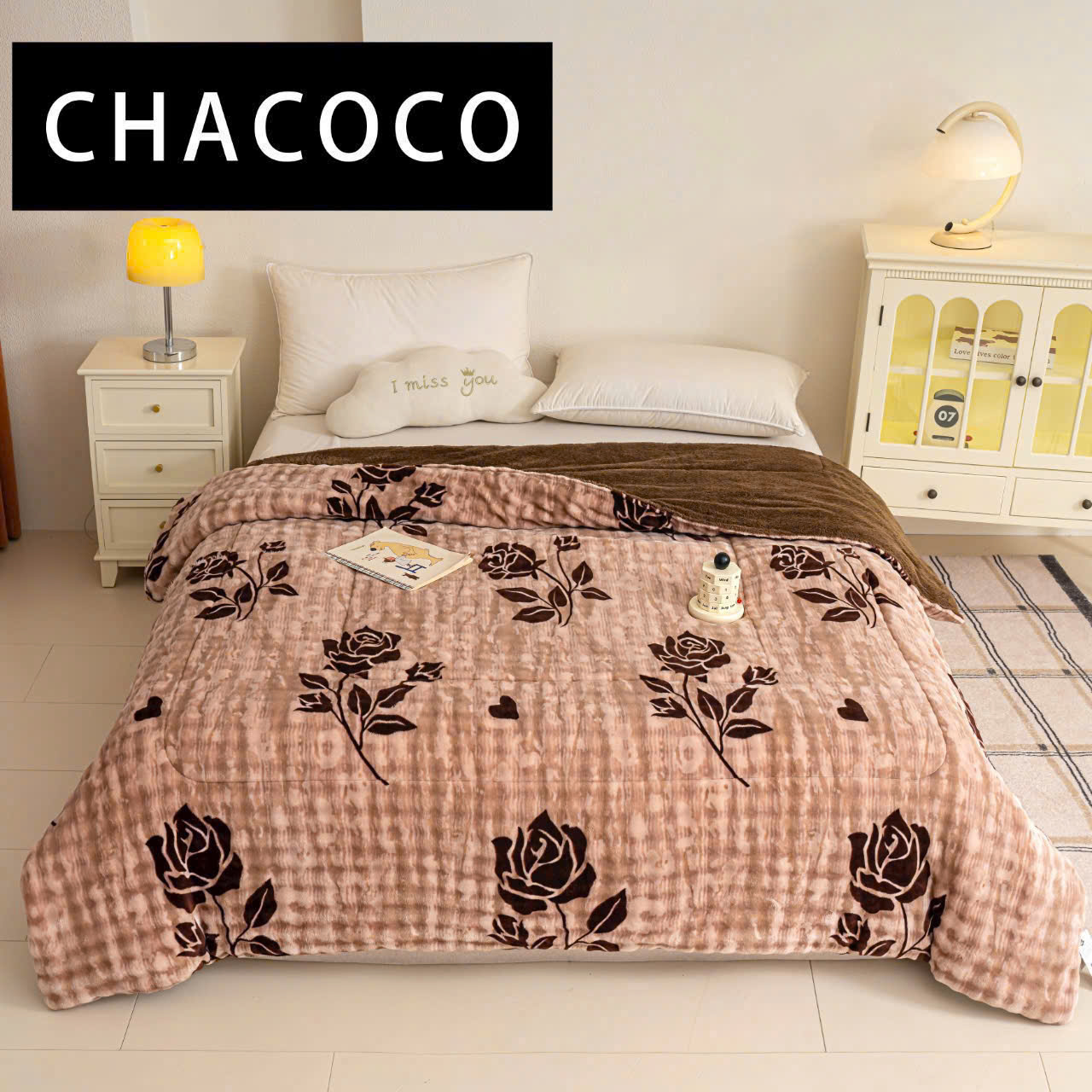 Chăn Lông Thỏ Chacoco Cao Cấp Mềm Mại Êm Ái, Chăn Đại Hàn Hoạt Hình Dễ Thương Decor Phòng Ngủ Hot Hit - HÀNG CHÍNH HÃNG MINIIN