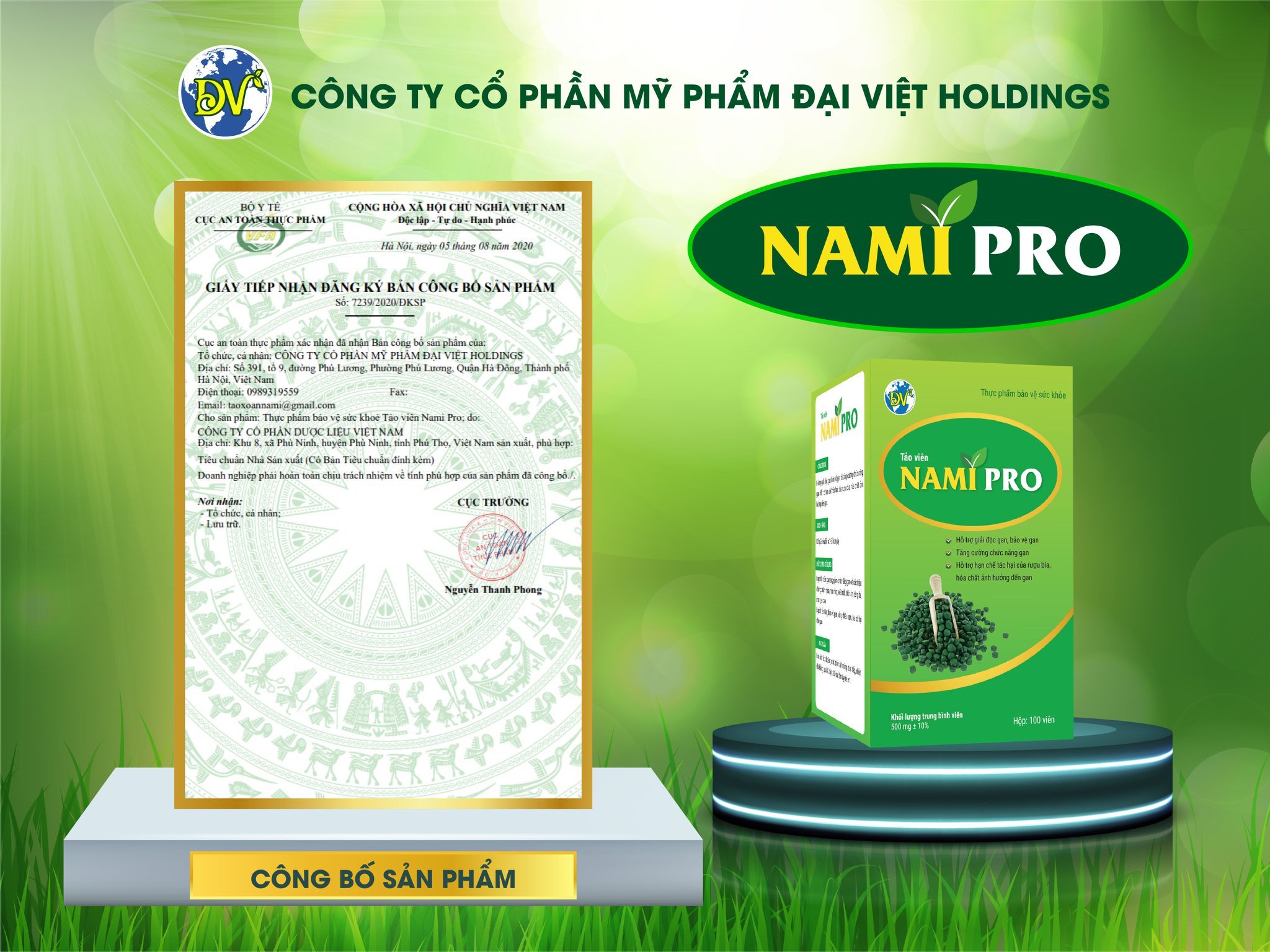 Nami Pro tảo viên chất lượng cao