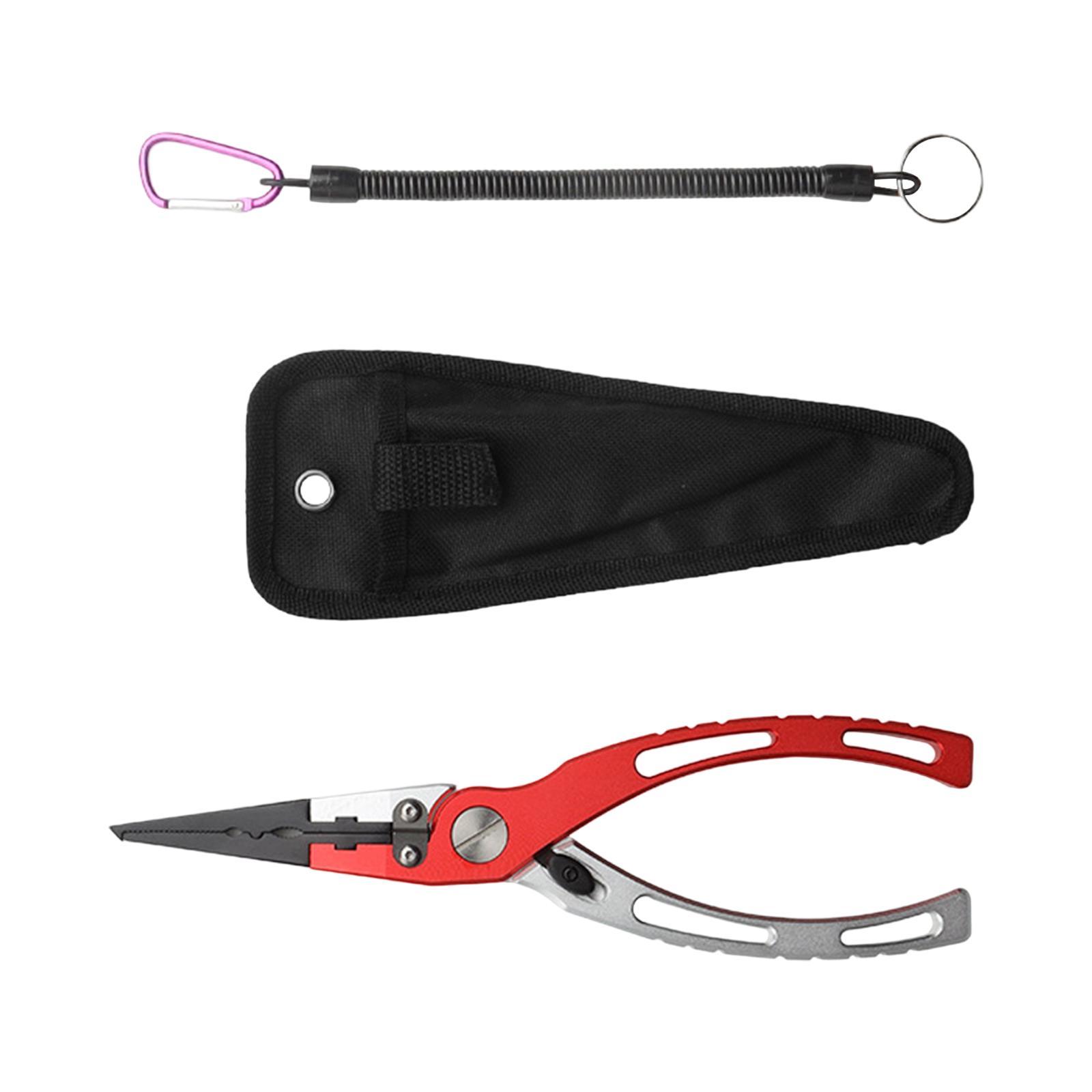 Fishing Pliers Hook Remover Lightweight with Storage Bag Sturdy Fish Gripper
