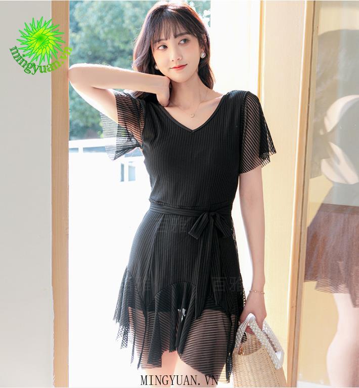 Bộ Đồ Bơi Liền Thân Hai Dây Gợi Cảm Dành Cho Nữ