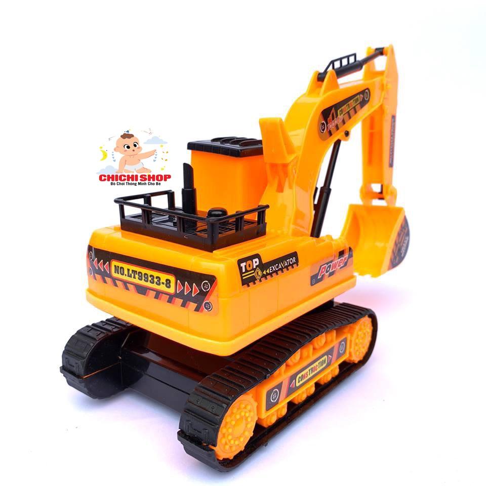 Đồ Chơi Xe Mô Hình Cho Bé Trai, Xe Múc Bánh Xích