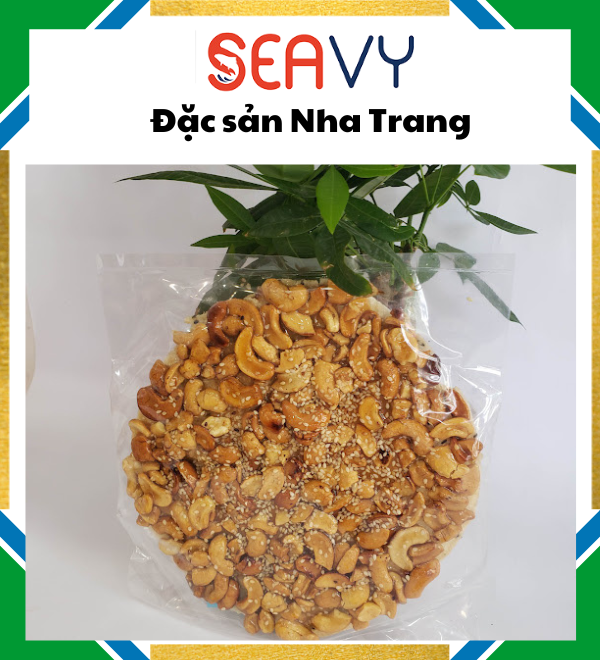Seavy Bánh Tráng Hạt Điều - Giòn Rụm Thơm Lừng Đặc Sản Nha Trang - 250g