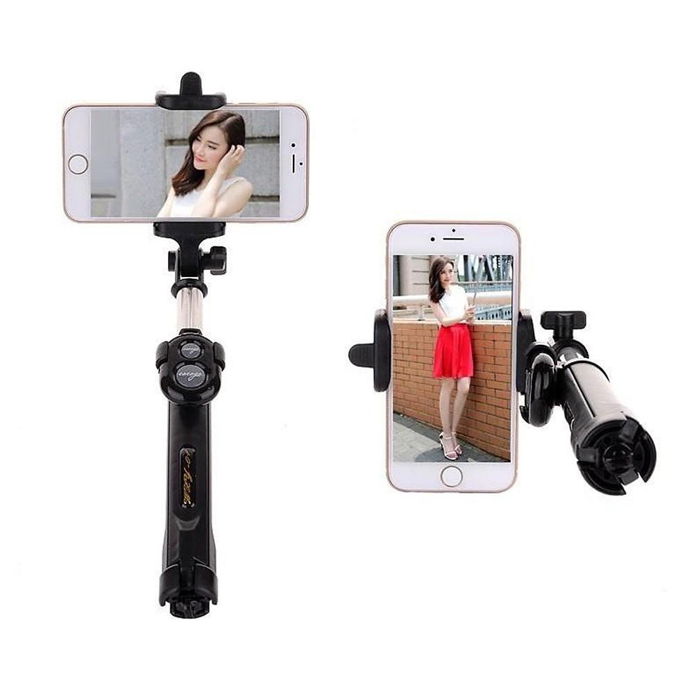 Gậy Chụp Ảnh Tự Sướng Selfie, Livestream, Quay TikTok, Quay Video Bluetooth Kiêm Chân Đế 3 Chân - Tiện Lợi, Đa Năng