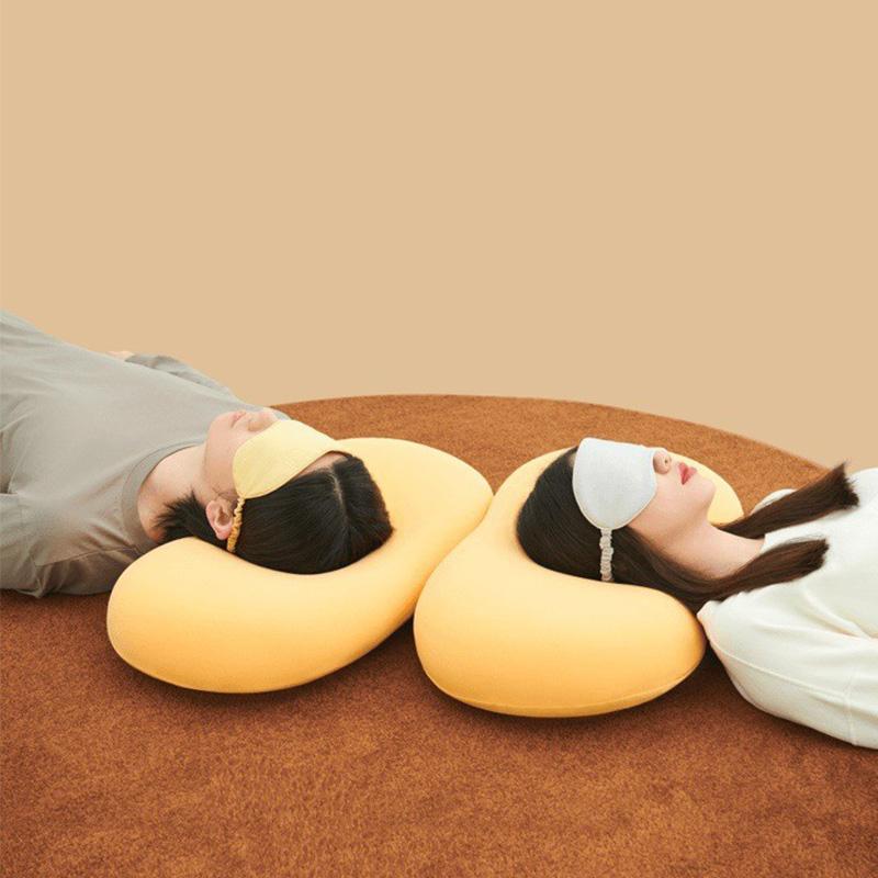 Mcao Mèo Bụng Gối Sáng Tạo Bảo Vệ Cổ Tử Cung Chậm Xốp Định Hình Giấc Ngủ Sâu Giảm Áp Lực Gối Cổ 1Pc TJ3959