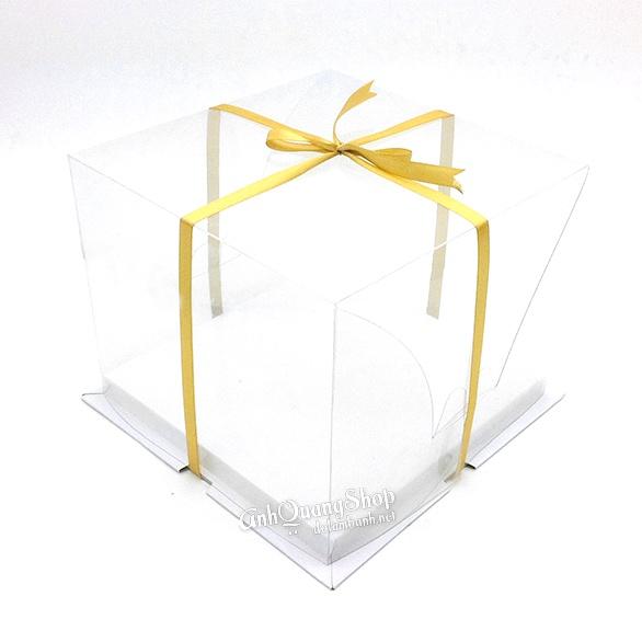 Hộp bánh gato nắp trong 10 inch