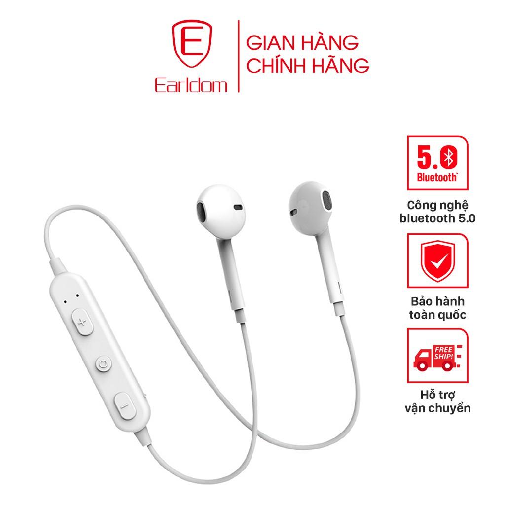 Tai nghe Bluetooth 2 tai có dây Earldom BH27 - Hàng chính hãng