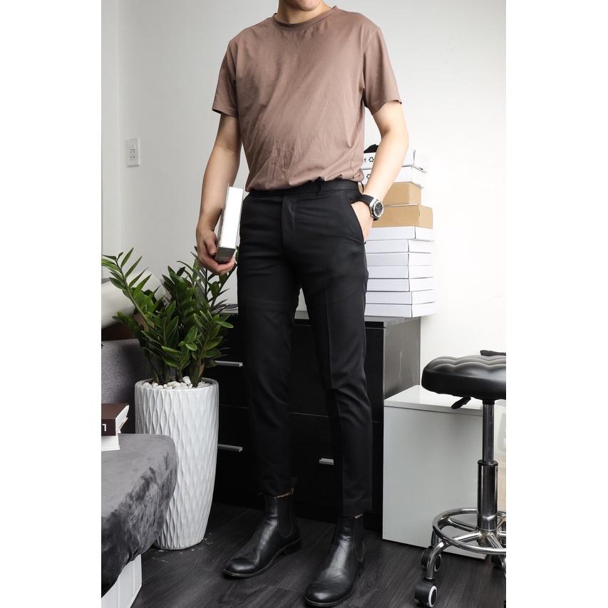 Quần vải nam - Quần âu nam TM (3 màu) form slim cropped | LASTORE MENSWEAR