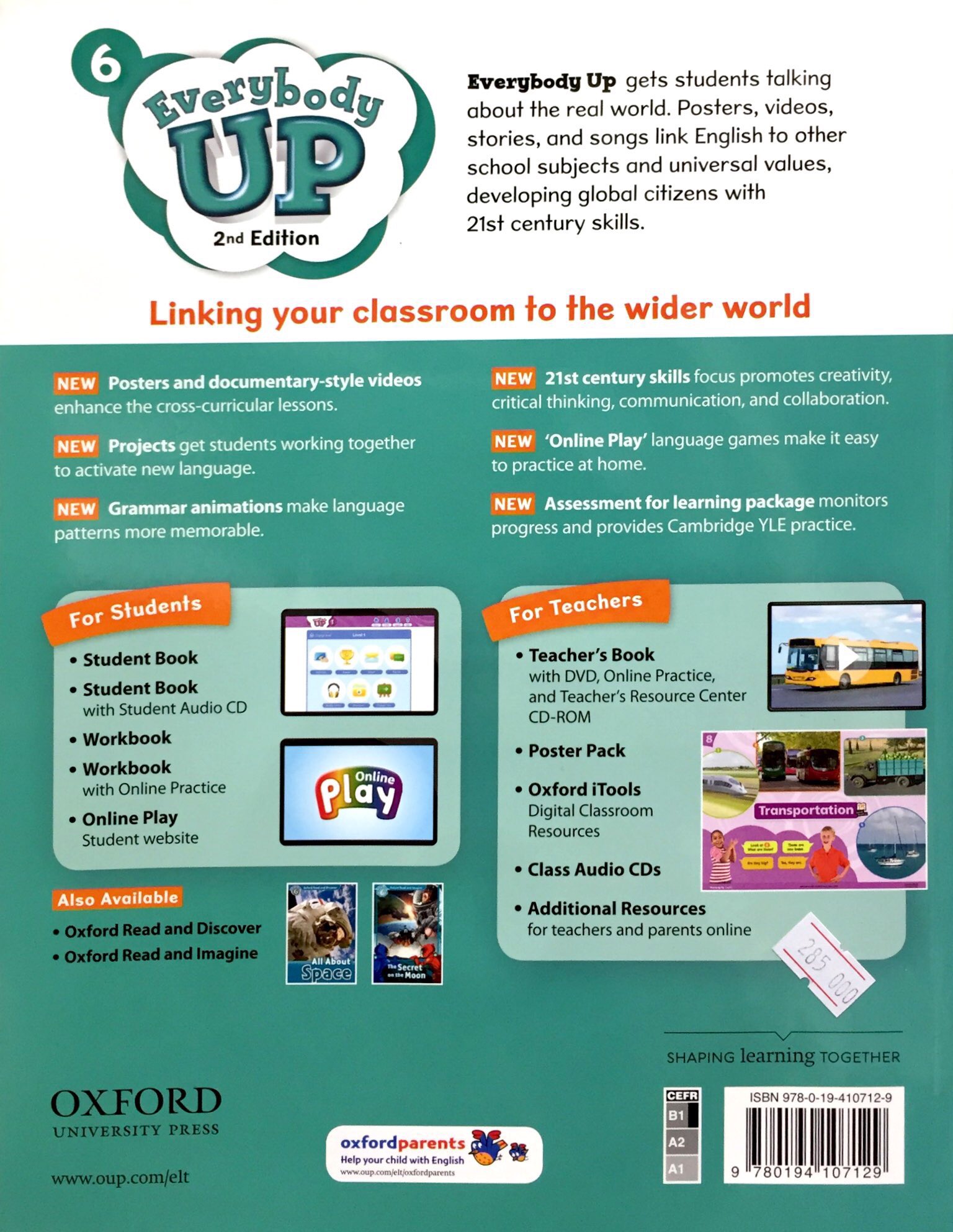 Everybody Up 2E 6: Student Book with CD Pack