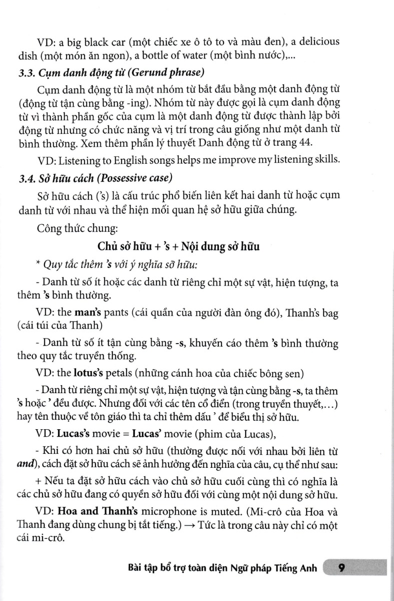 Bài Tập Bổ Trợ Toàn Diện - Ngữ Pháp Tiếng Anh