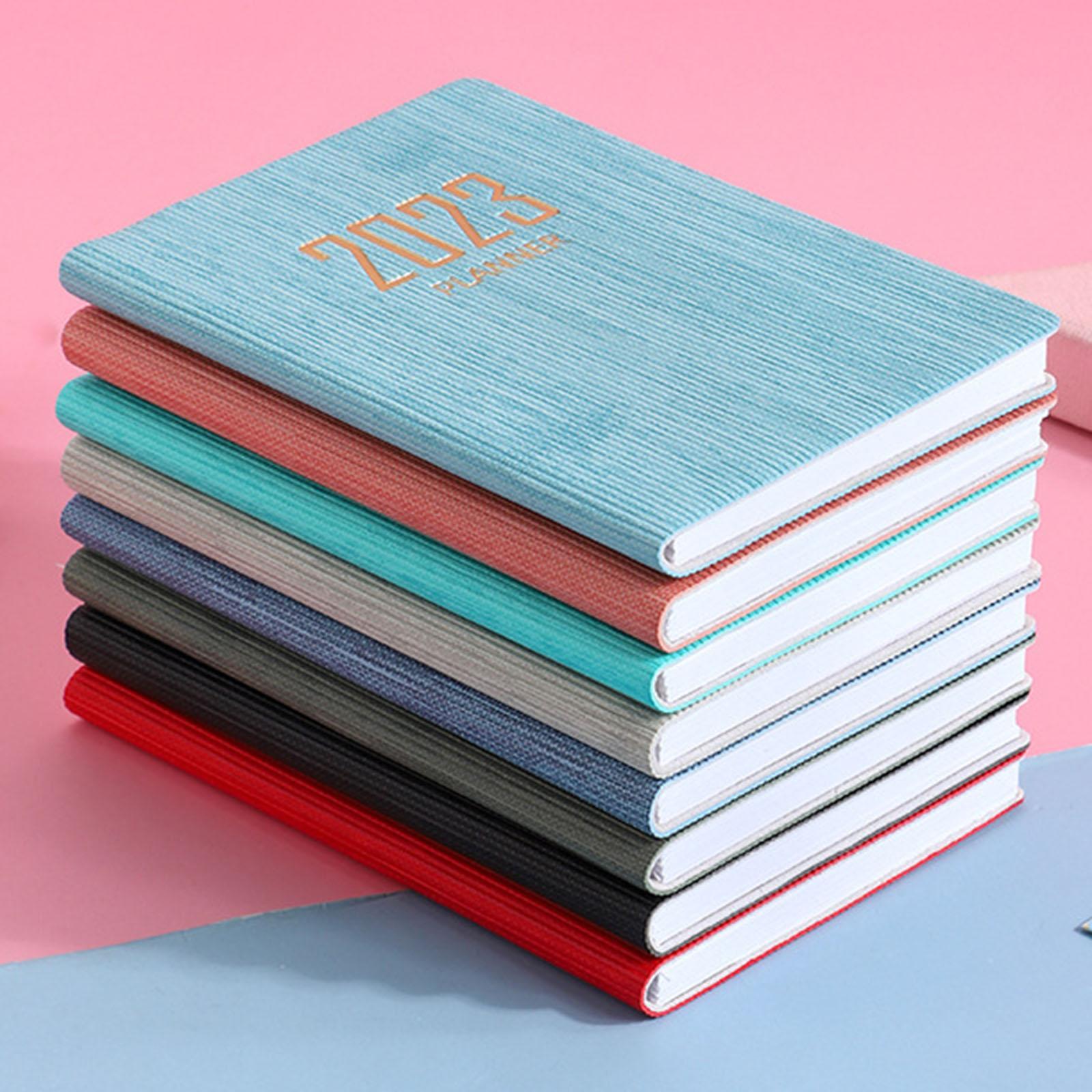 A7 Planning Notebook, 2023 Monthly Weekly Planner, Writing Pad Appointment Calendar Notepad Journal Notebook for Family  Supplies