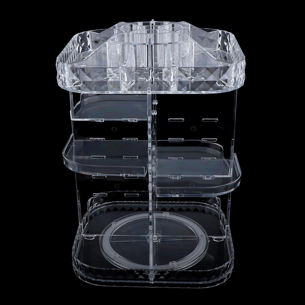 Cosmetic Display Case For Makeup Brushes Holder Eyeshadow Face Cream Lotions