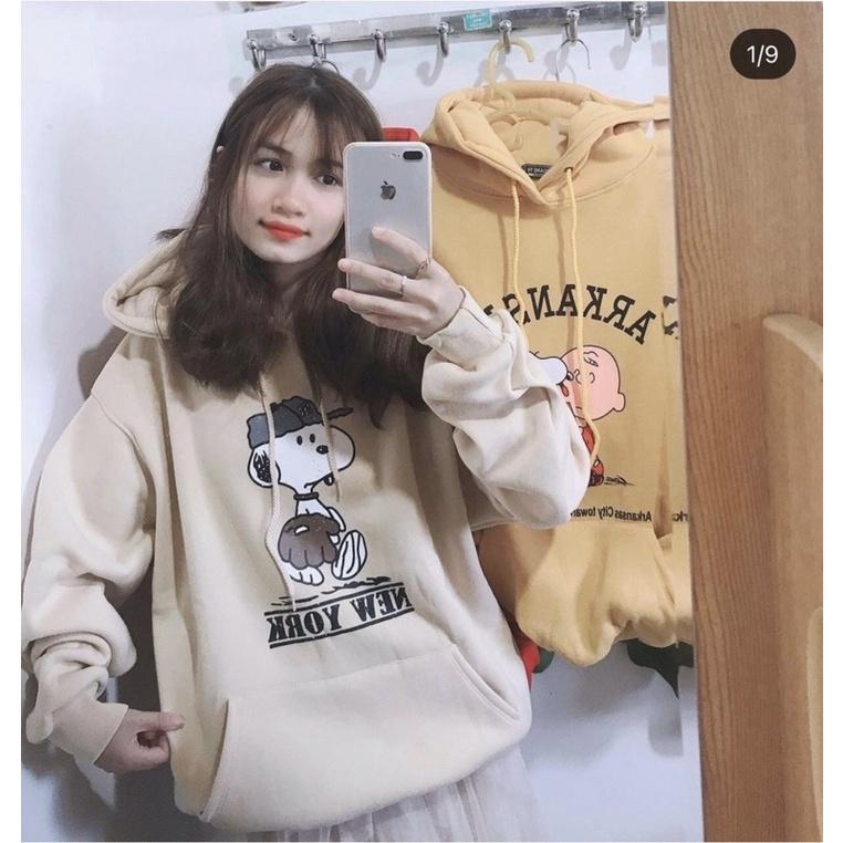 Áo khoác hoodie chui đầu có nón nỉ ngoại unisex ulzzang nam nữ