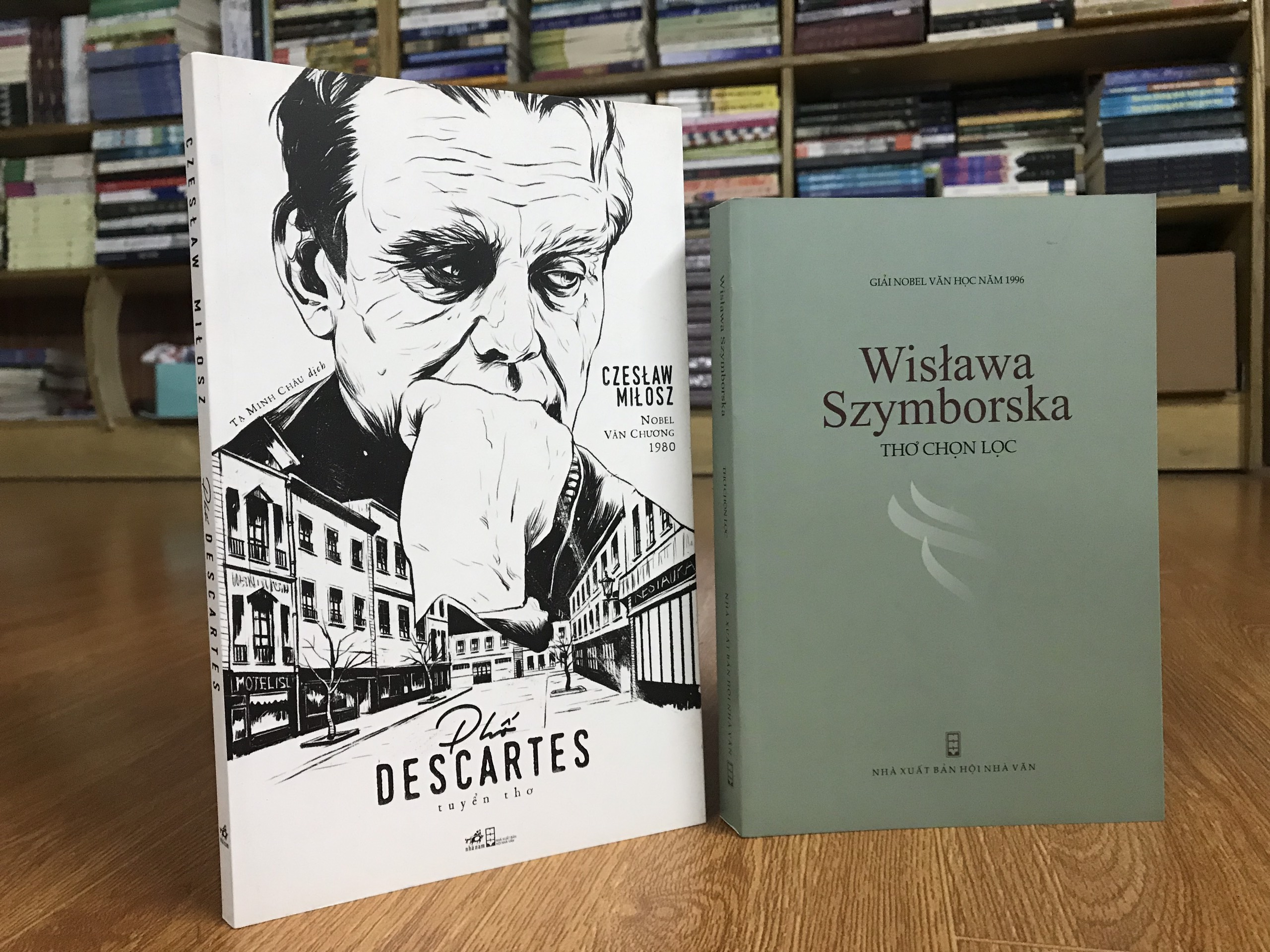 Combo tuyển tập thơ đoạt giải Nobel: Czeslaw Milosz Phố Descartes + Wisława Szymborska Thơ Chọn Lọc (tặng kèm bookmark)