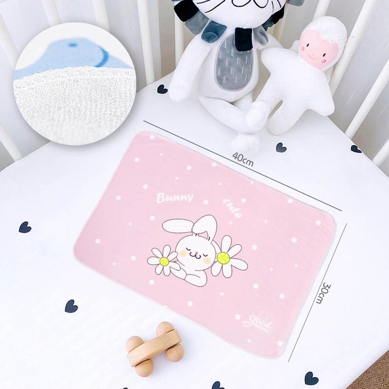 SET 5 MIẾNG LÓT CHỐNG THẤM COTTON KHỔ 30X40CM