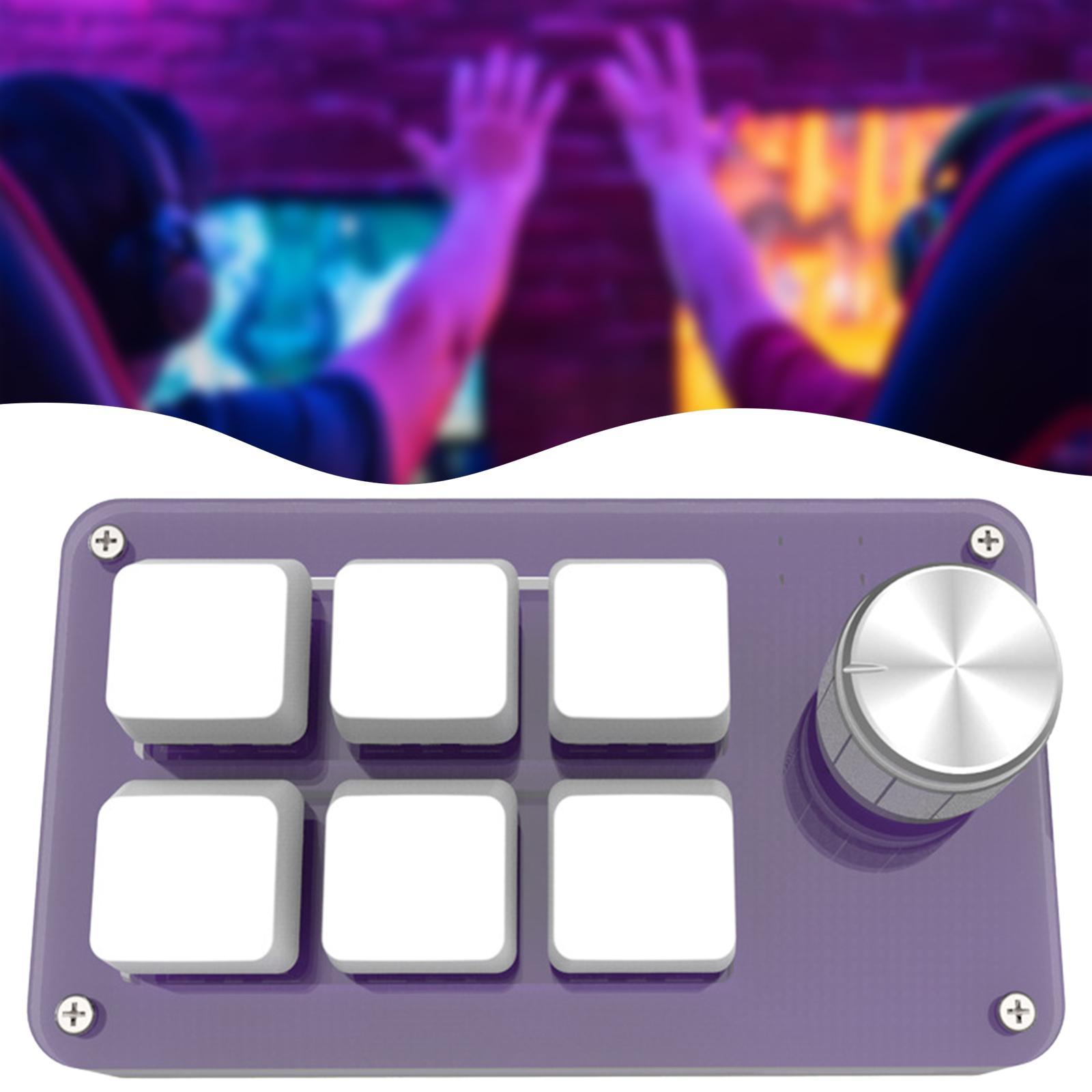 Mini Wired Mechanical Keyboard Custom Keypad for E-Sports Drawing PC