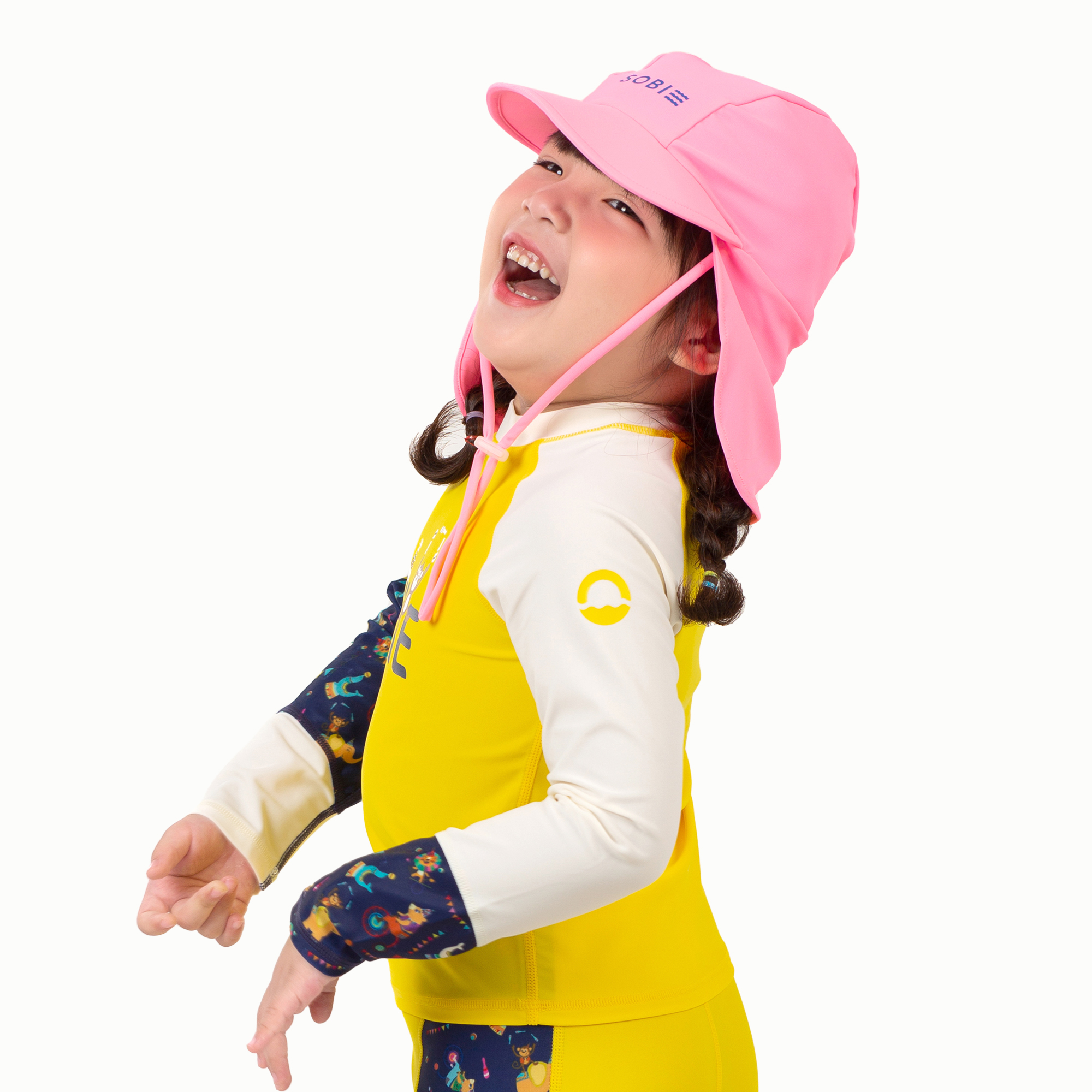 Nón chống nắng trẻ em Pink Girl SOBIE