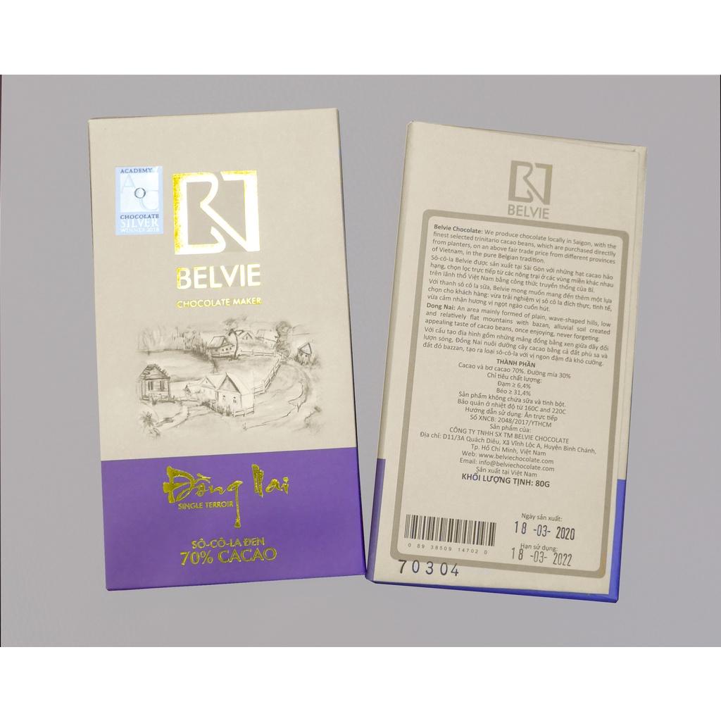 Bộ 2 thanh socola 70% và 72% cacao