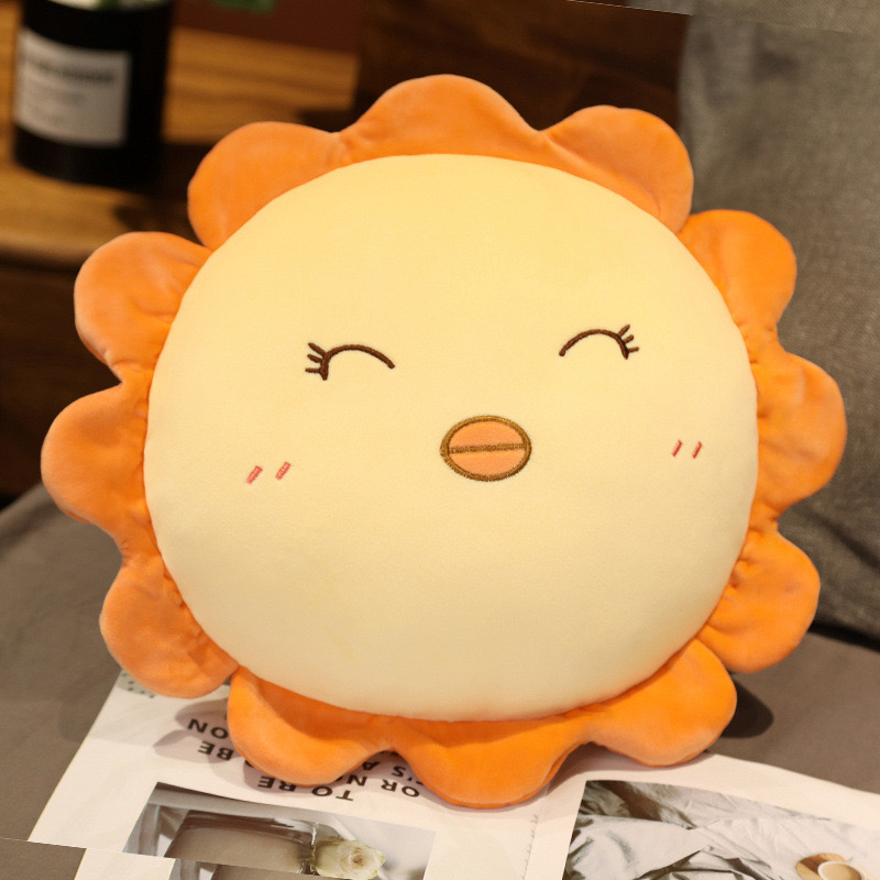 Bộ chăn gối văn phòng 2in1 - Bộ chăn gối hoa quả hình thú viền hoa