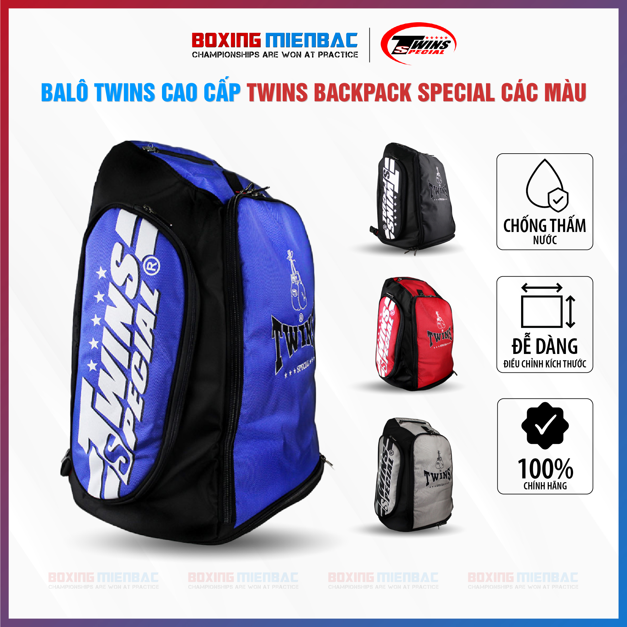 Balo Twins Cao Cấp Twins Backpack Special Nhiều Màu