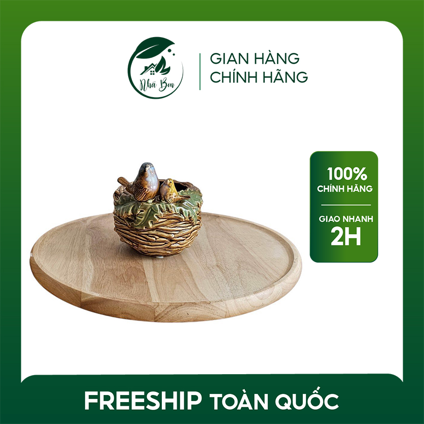 Tổ chim bằng gốm Bát Tràng dùng để trang trí, decor