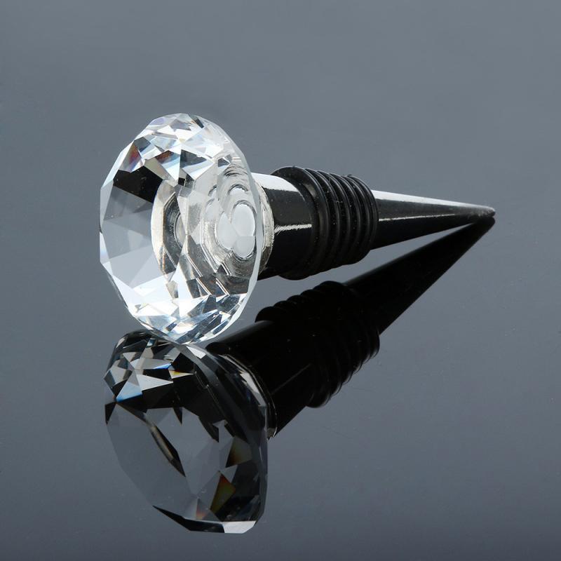 Silicone Bottle Stopper Sealer Cap Wine Storage Crystal Glass Reusable Vacuum Sealed Cap Champagne Stopper Barware Bar Tools