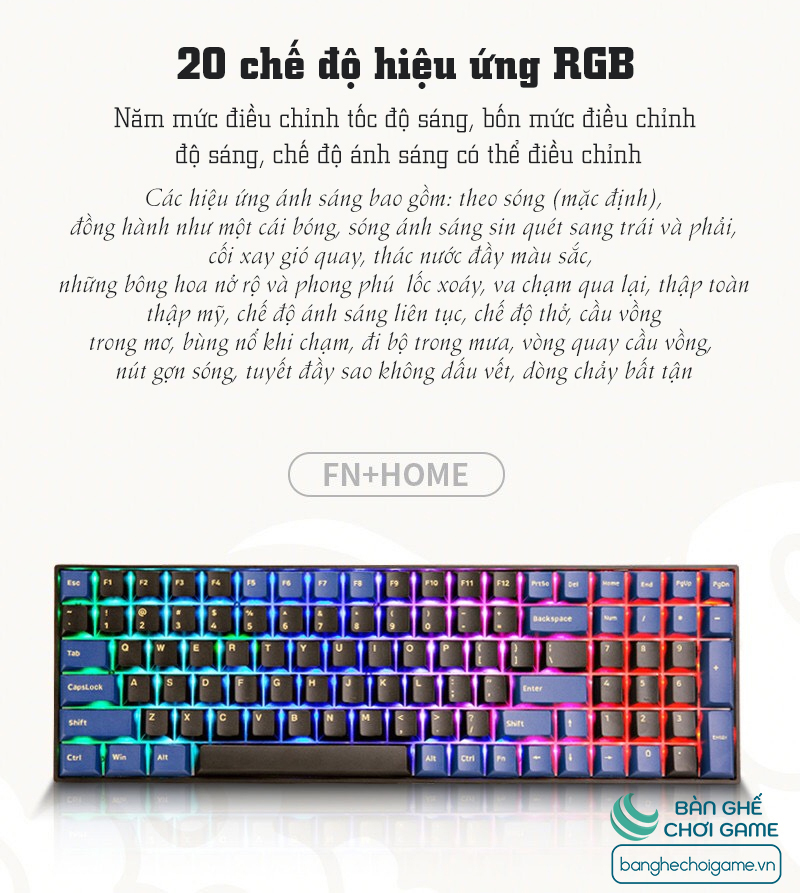 Bàn phím cơ không dây Newmen GM1000 - Kailhbox Switch - Hotswap - Hàng chính hãng