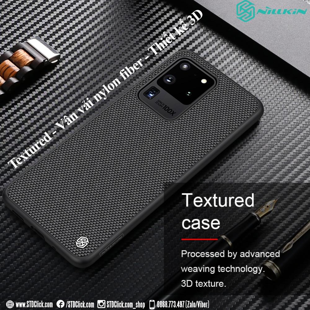 ỐP LƯNG DÀNH CHO ĐIỆN THOẠI SAMSUNG GALAXY S20 ULTRA VÀ S20 ULTRA 5G NILLKIN TEXTURED NYLON FIBER