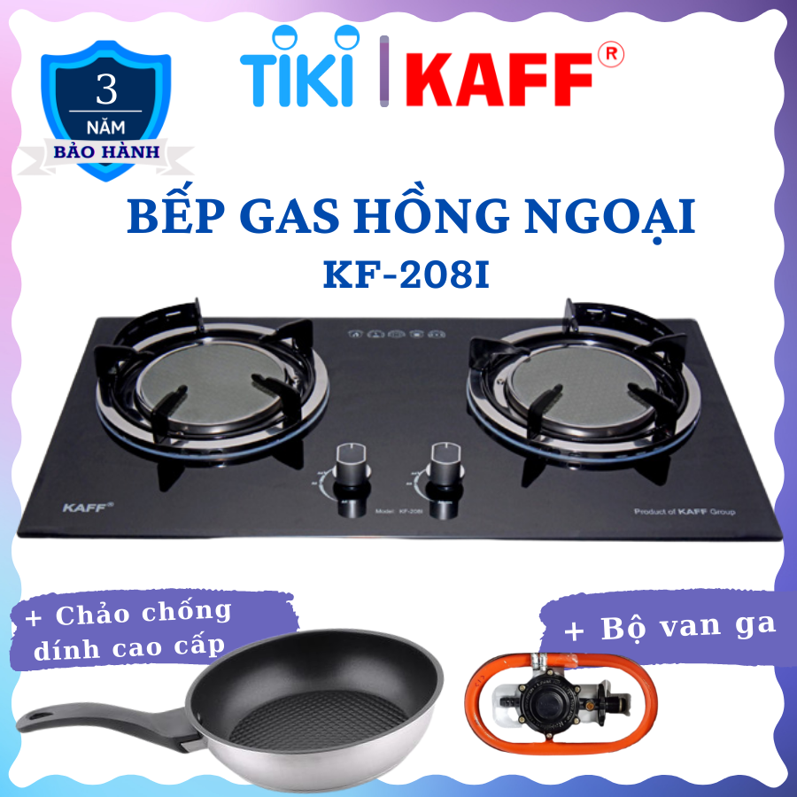 Bếp ga âm KAFF KF-208I - Hàng chính hãng