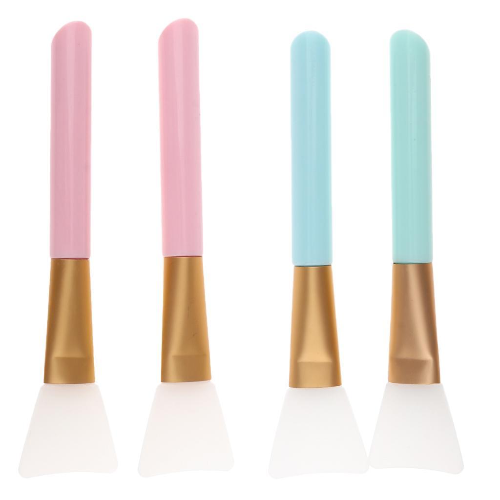 2x Silicone Face Mask Brushes Hairless Tools Pink