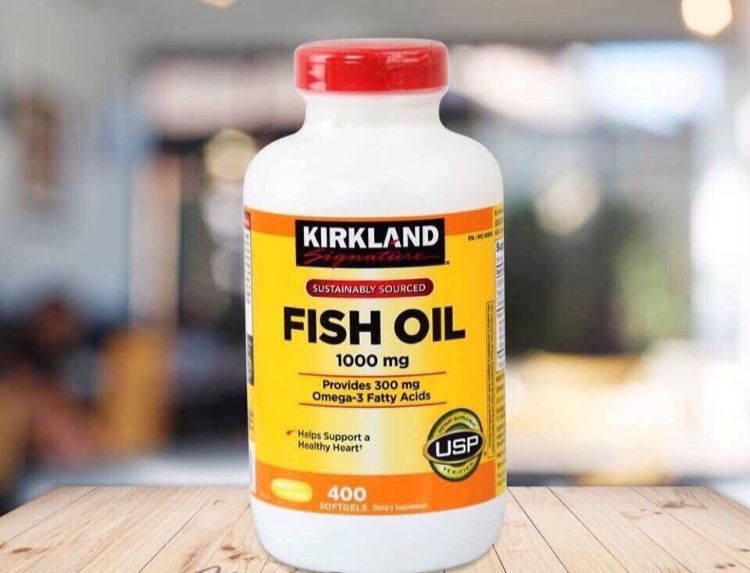 Viên Uống Dầu Cá Kirkland Fish Oil 1000mg