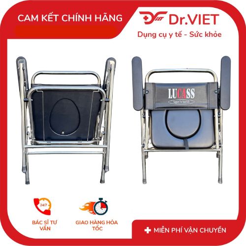 Ghế Bô Inox Gấp Gọn Lucass G-87