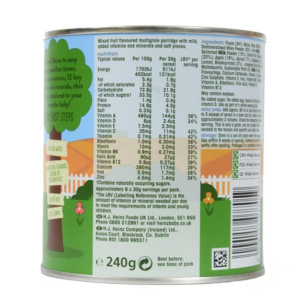 Bột Cháo Trái Cây Mùa Hè HEINZ 240g 