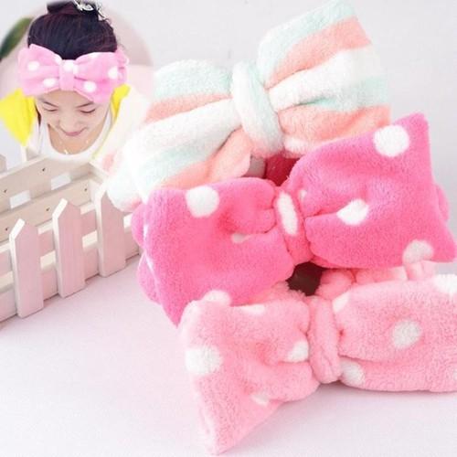 Băng đô nơ vải nhung Hàn Quốc