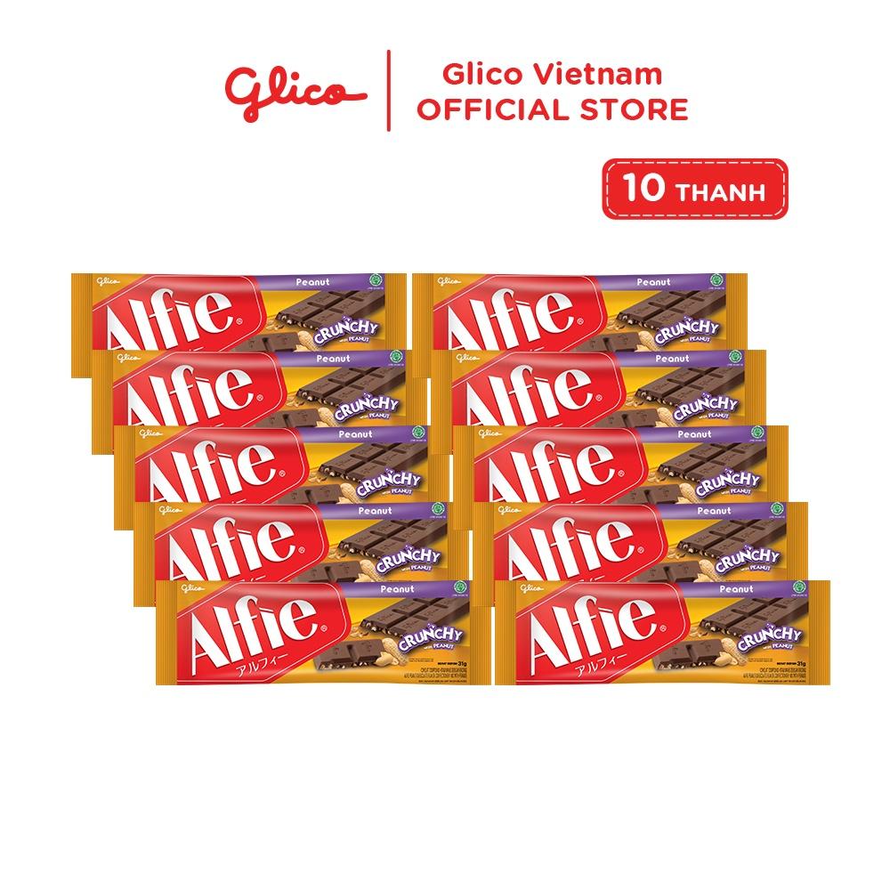 Socola dạng thanh GLICO Alfie (Combo 10 thanh)