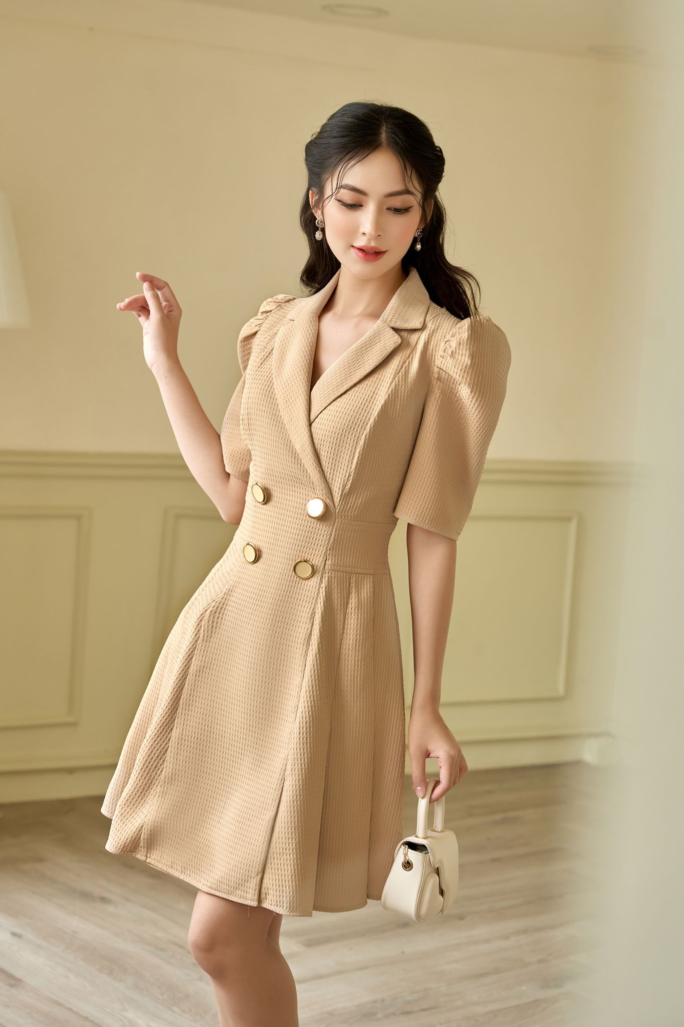 OLV - Đầm Aggie Button Dress