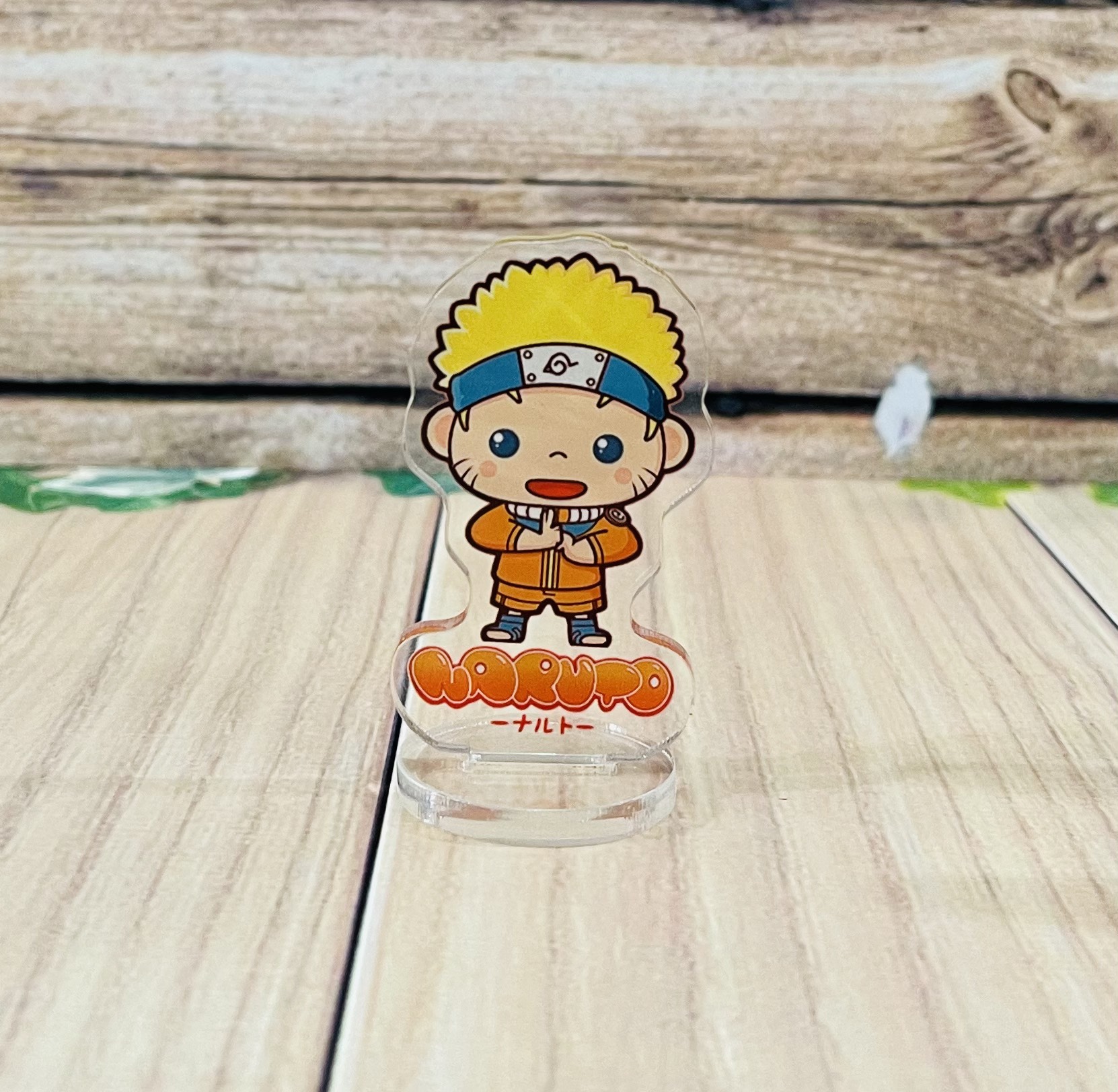 Bộ 9 mô hình Standee Naruto, tượng để bàn hình chibi