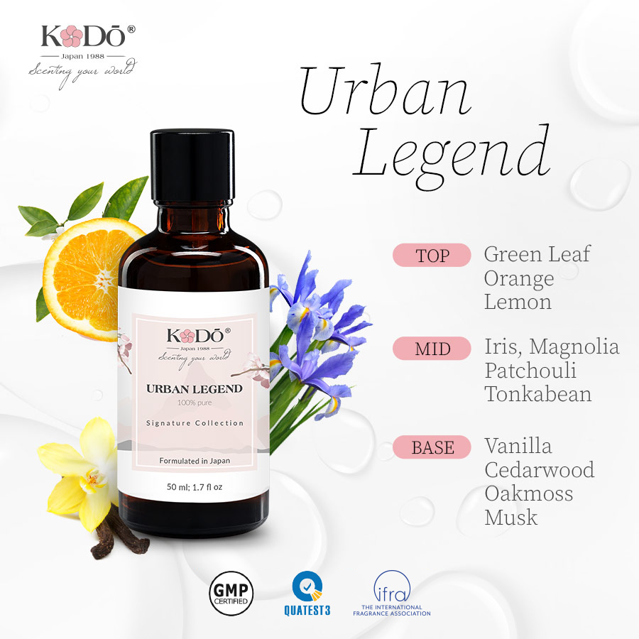 KODO - Urban Legend - Tinh Dầu Nước Hoa Thơm Phòng Nguyên Chất – Signature Collection - 10/50/110ml/500ml