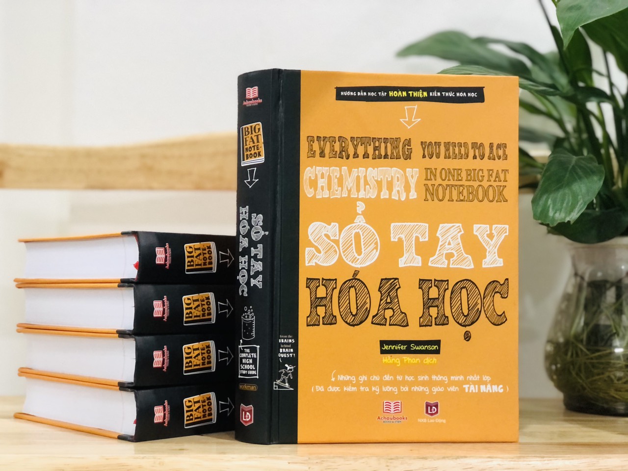 Sách - Sổ tay Hóa học - Á Châu Books ( Tiếng Việt, lớp 8 - lớp 12 )