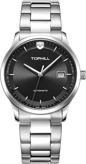 Đồng hồ nam máy cơ tự động chính hãng Thụy Sĩ TOPHILL TW076G.S1158