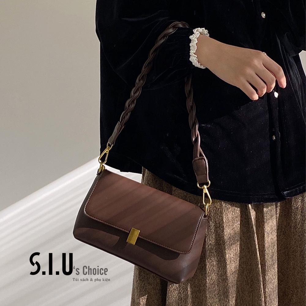 Túi xách nữ dáng nhỏ quai bện túi đeo chéo phong cách Hàn Quốc Siu's Choice - SIUBM13