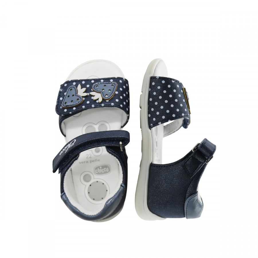 Sandal mát-xa chân cho bé dâu navy Chicco