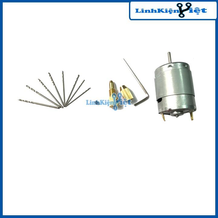 Khoan mini siêu khỏe chế từ động cơ 335 và phụ kiện V1